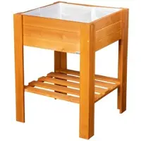WAGNER System Hochbeet auf Stelzen Geen Box Light 53,5 x 53,5 x 70 cm Kastanie