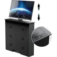 ONKRON Elektrischer Monitorlift für Monitore bis zu 27" VESA bis 100x100 mit einem Gewicht bis zu 15 kg NWS-SC27