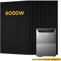 Anker SOLIX Solarbank 4 E5000 Pro, mit 12 x 500 Bifaziale Solarmodule, by Powerness (Copy) - 10kWh / Pre-Sale Special: Gratis Smart Meter Gen 2 / Standardversand