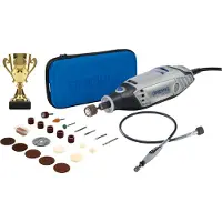 Dremel - 3000 World Cup Limited Edition 2026 - Vielseitiges Multifunktionswerkzeug mit Gravierbarer Minitrophäe und 25 Zubehörteilen