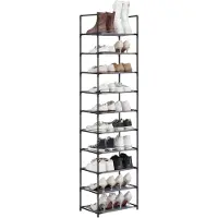 Songmics Schuhregal mit 10 Ebenen