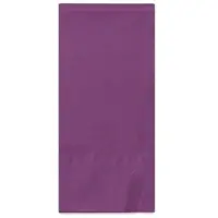 Mank Serviette in Aubergine aus Tissue 3-lagig, 33 x 33 cm, 1/8 Falz, 100 Stück
