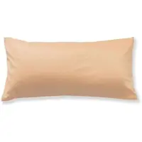 Doris Meyer Uni Interlock Jersey Bettwäsche Kissenbezug einzeln 40x80 cm | apricot - orange