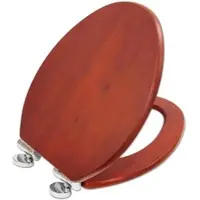 SINOBATH WC Sitz mit Absenkautomatik Warmer Rotbraunton