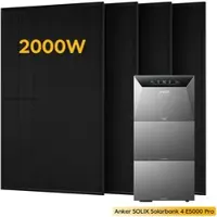 Anker SOLIX Solarbank 4 E5000 Pro, mit 4 x 500 Bifaziale Solarmodule, by Powerness - 15kWh / Pre-Sale Special: Gratis Smart Meter Gen 2 / Standardversand