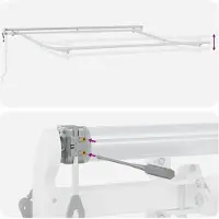 vidaXL Ausziehbare Markise Taupe 4 x 3 m Stoff und Aluminium