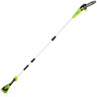 Greenworks G24PS20 Akku-Hochentaster 24V – Kabelloser Astschneider für Baumschnitt und Gartenpflege
