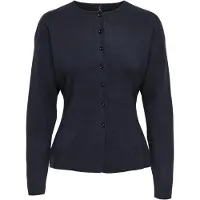 ONLY Strickjacke "ONLLUCY LS O-NECK CARDIGAN EX KNT" Materialmix, regular fit, Rundhals