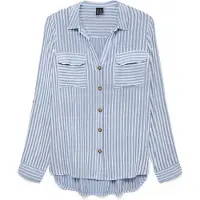 Vero Moda Hemdbluse "VMBUMPY L/S SHIRT NEW WVN GA NOOS" Viskose, regular fit