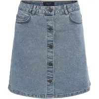 Noisy May Jeansrock Ronnie 27032521 Blau Regular Fit