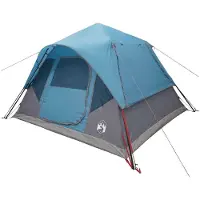 vidaXL Sofort Zelt Blau 305 x 275 x 190 cm Polyester und Stahl