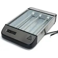 Aigostar Toster 1000W, 6 Stufen, LCD, Edelstahl, Silber, Modell B302023IV