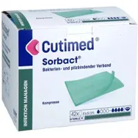 Cutimed Sorbact Kompressen 4x6cm 42 ST
