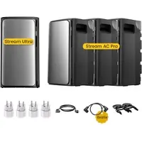 EcoFlow Stream Ultra, All-in-One Speicher für Balkonkraftwerke, by Powerness - Stream Ultra + 3 x Stream AC Pro | 7680Wh / 4 x Smart Plug / Selbstabholung