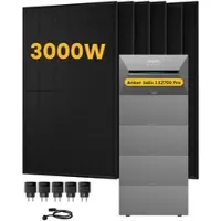 Anker SOLIX Solarbank 3 E2700 Pro, mit 6 x 500 Bifaziale Solarmodule, by Powerness - 13.5kWh / 5 x Smart Plug / Powerness Express (Lieferzeit: 5-14 Werktage)