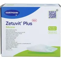 Zetuvit Plus Silicone Steril 8x8 cm 10 ST
