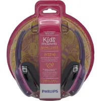 Philips Kopfhörer für Kinder SHK2000PK/00, Kabelgebunden, 12 - 22000 Hz, Musik, 100,2 g, Kopfhörer, Pink, Violett