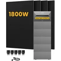 Anker SOLIX Solarbank 3 E2700 Pro, mit 4 x 450 Bifaziale Solarmodule, by Powerness - 16kWh / 5 x Smart Plug / Powerness Express (Lieferzeit: 5-14 Werktage)