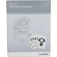 Nilfisk 107419591, Filter, Trommel-Vakuum, Schwarz, Weiß, 30 l, , ATTIX 30-21 ATTIX 30-01 ATTIX 30-21 ATTIX 30-21 ATTIX 30-01