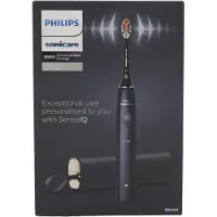 Philips Elektrische Zahnbürste "Diamond Clean Prestige HX9992" 1 Stk. Aufsteckbürsten mit Schalltechnologie, SenseIQ-Technologie, KI gesteuerte Sonicare App