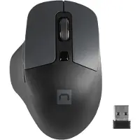 Natec BlackBird 2, Beidhändig, IR LED, RF Wireless, 1600 DPI, Schwarz