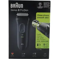 Braun Series 3 ProSkin 3000s, Folienschaber, Schwarz, 2 SensoFoil, LED, Leistung, Wechselstrom/Batterie