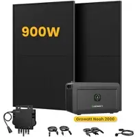 Growatt NOAH 2000 Speicher 2048Wh und NEO 800M-X mit 450Wp x2 0% MwSt