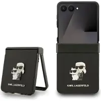 Karl Lagerfeld Saffiano Karl&choupette Pin Handyhülle Für Samsung Galaxy Z Flip7