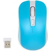 IBox LORIINI, Beidhändig, Optisch, RF Wireless, 1600 DPI, Blau, Weiß