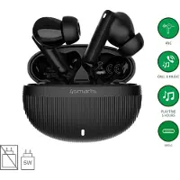 4smarts SkyBuds Pro ANC, True Wireless Stereo (TWS), Anrufe/Musik/Sport/Alltag, 40 g, Kopfhörer, Schwarz
