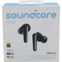Soundcore Liberty 5, True Wireless Stereo (TWS), Anrufe/Musik, 57 g, Kopfhörer, Schwarz