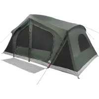 vidaXL Hütten-Zelt Olivegrün 480 x 273 x 205 cm Polyester und Stahl