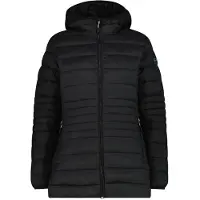 CMP Damen lange Kapuzenjacke mit Reißverschluss Sorona Aura
