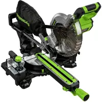 Greenworks Tools EU POWERALL 24V Kapp- und Gehrungssäge – Ohne Akku