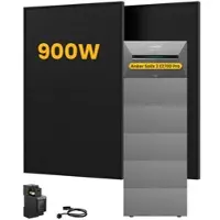 Anker SOLIX Solarbank 3 E2700 Pro, mit 2 x 450W Bifaziale Solarmodule, by Powerness - 16kWh / 1 x Smart Meter / Selbstabholung