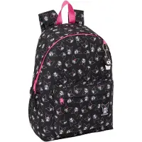 Hello Kitty Kuromi Laptop Kinder Rucksack 17L, Schwarz