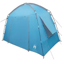 vidaXL Hütten-Zelt mit Dach Blau 210 x 210 x 138 cm Polyester