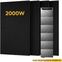 Anker SOLIX Solarbank 4 E5000 Pro, mit 4 x 500 Bifaziale Solarmodule, by Powerness - 30kWh / Pre-Sale Special: Gratis Smart Meter Gen 2 / Powerness Express (Lieferzeit: 5-14 Werktage)