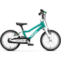 Woom GO 2, Stadtrad, Kinder, Unisex, Senkrecht, Aluminium, Schwarz, Türkis, Weiß