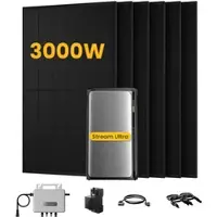 EcoFlow Stream Ultra, Solaranlage mit Speicher, mit 6 x 500W Bifazialen Solarmodulen, by Powerness - Stream Ultra | 1920Wh / 1 x Smart Meter / Powerness Express (Lieferzeit: 5-14 Werktage)