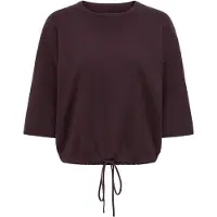 ONLY Kurzarmpullover "ONLSITERI SS LOOSE TIE O-NECK TOP CC KNT"