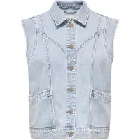 ONLY Kennedy Denim Weste Damen XL
