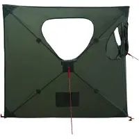vidaXL Huntingzelt Olivegrün 145 x 145 x 150 cm Polyester und Stahl