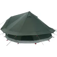 vidaXL Tipi Zelt 18 Personen Olivegrün Polyester und Stahl