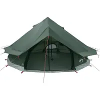 vidaXL Tipi Zelt Olivegrün 700 x 700 x 395 cm Polyester und Stahl