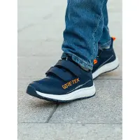 Viking Bouncy 2V GTX Kinder Sneaker, Marineblau, 33, Kinderschuhe