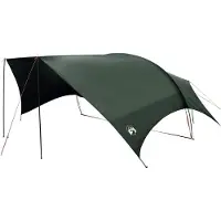 vidaXL Camping Tarp Wasserfest Olivegrün 695 x 580 x 200 cm