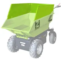 Zipper Muldenaufbau für Minidumper ZI-ED500