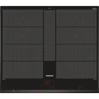 Siemens EX651LYC1F, Schwarz, Integriert, Zonen-Induktionskochfeld, Glaskeramik, 4 Zone(n), 4 Zone(n)