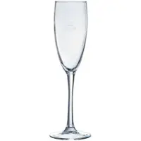 ARC Arcoroc Vina Sektkelch 190ml 6er Set, Sektglas mit Eichstrich 0,1l - 6er Karton, 0,1l Eiche - 6er-Karton, mit 0,1l FS"